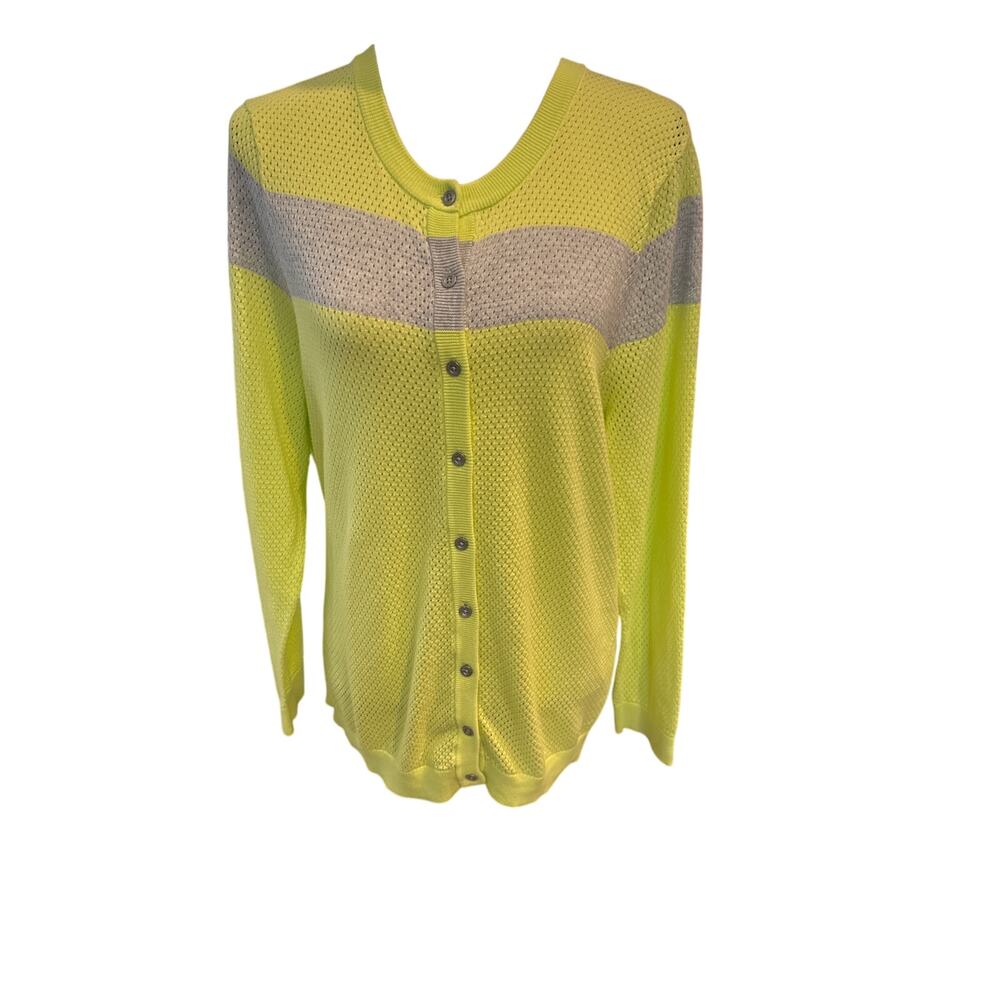 Women’s Lands End Plus Size Light Cardigan Sweater Size 1X